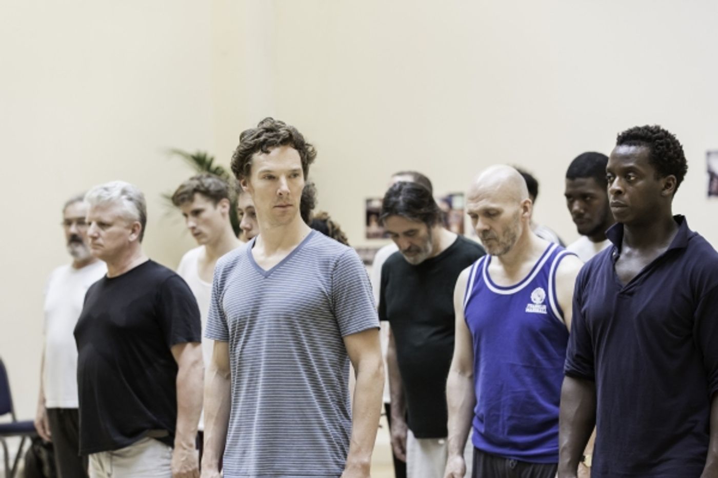 Photo Flash: First Look at Benedict Cumberbatch in Rehearsal for Barbican's HAMLET  Image