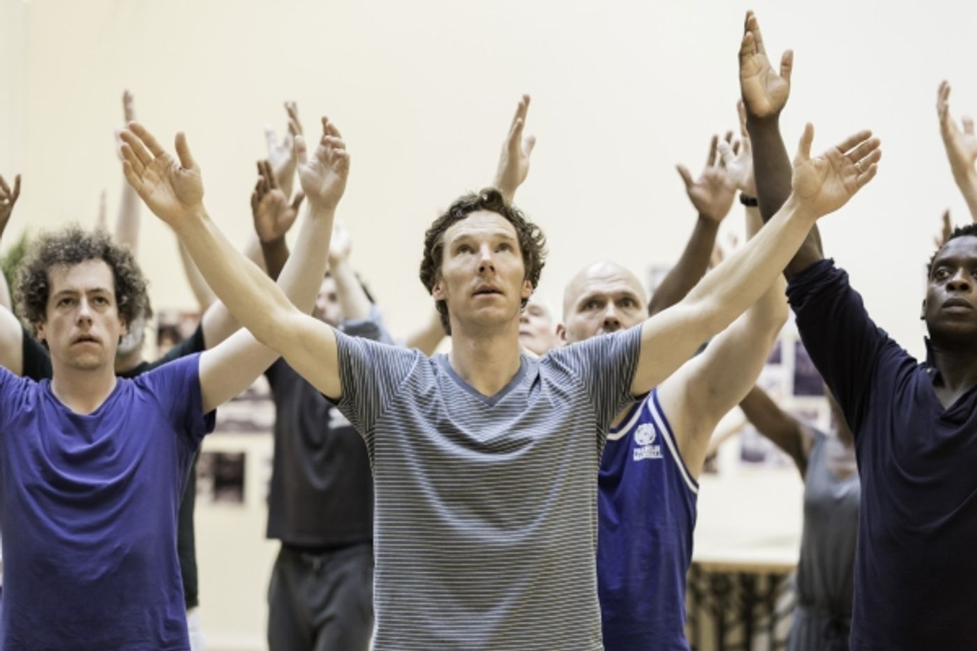 Photo Flash: First Look at Benedict Cumberbatch in Rehearsal for Barbican's HAMLET  Image