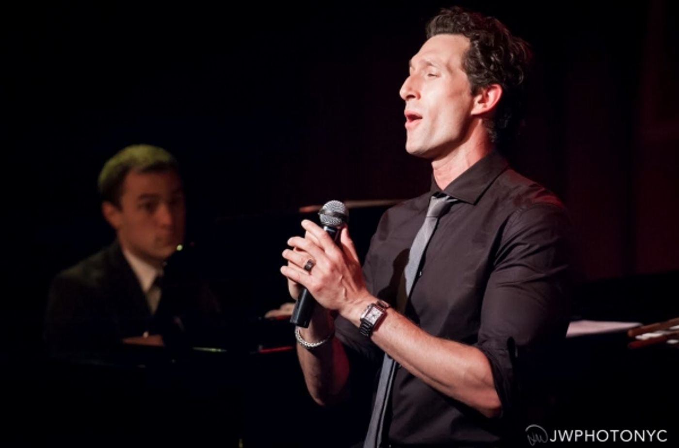 Photo Flash: Broadway's Aaron Lazar Plays Birdland  Image