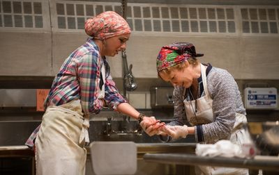 Brittany Uomoleale with Mariann Mayberry Photo