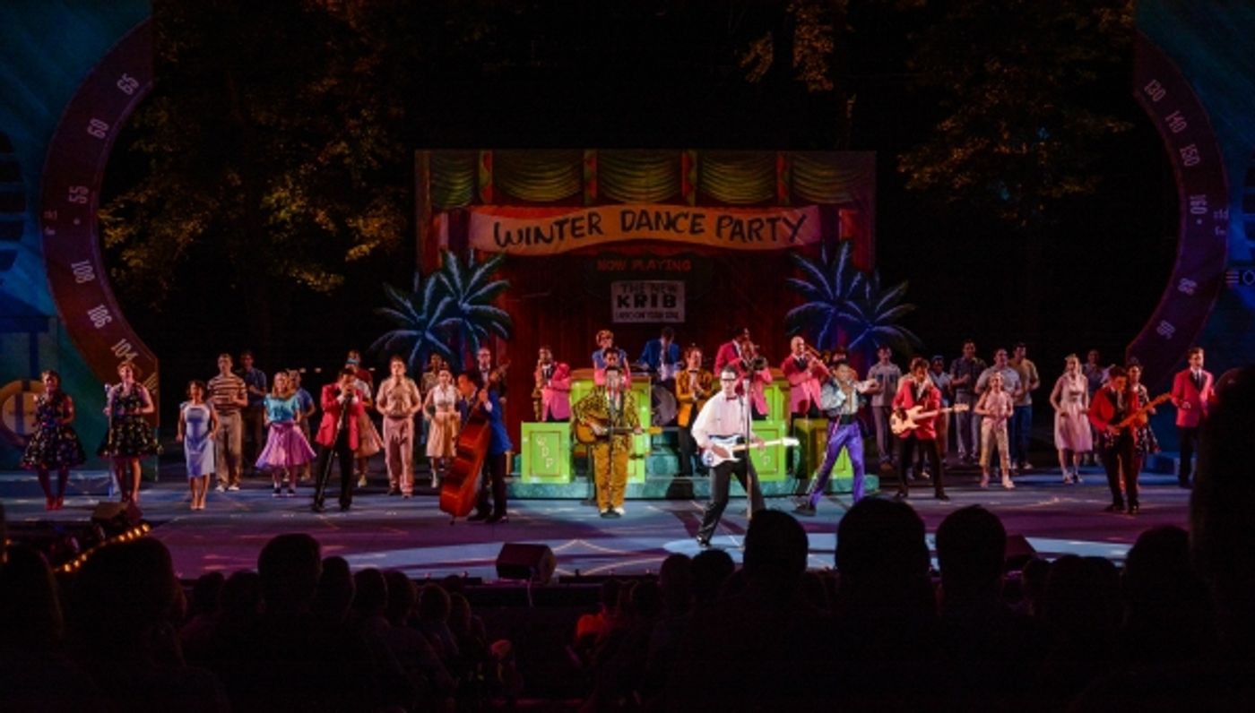 Photo Flash: First Look at Andy Christopher & More in BUDDY: THE BUDDY HOLLY STORY at The Muny  Image