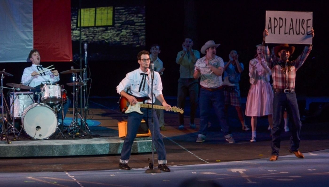 Photo Flash: First Look at Andy Christopher & More in BUDDY: THE BUDDY HOLLY STORY at The Muny  Image