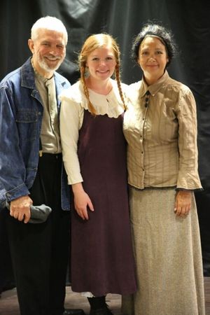 Mike Rolgalski as ''Matthew Cuthbert,'' Mary-Margaret Roberts as ''Anne Shirley,'' and Deanna Boyd as ''Marilla Cuthbert'' @ BroadwayWorld Mike Rolgalski as ''Matthew Cuthbert,'' Mary-Margaret Roberts as ''Anne Shirley,'' an Photo