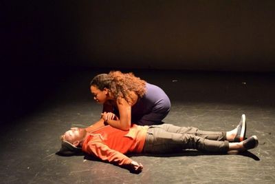 Matthew McShane and Claudia Givings at Dixon Place Workshop Photo