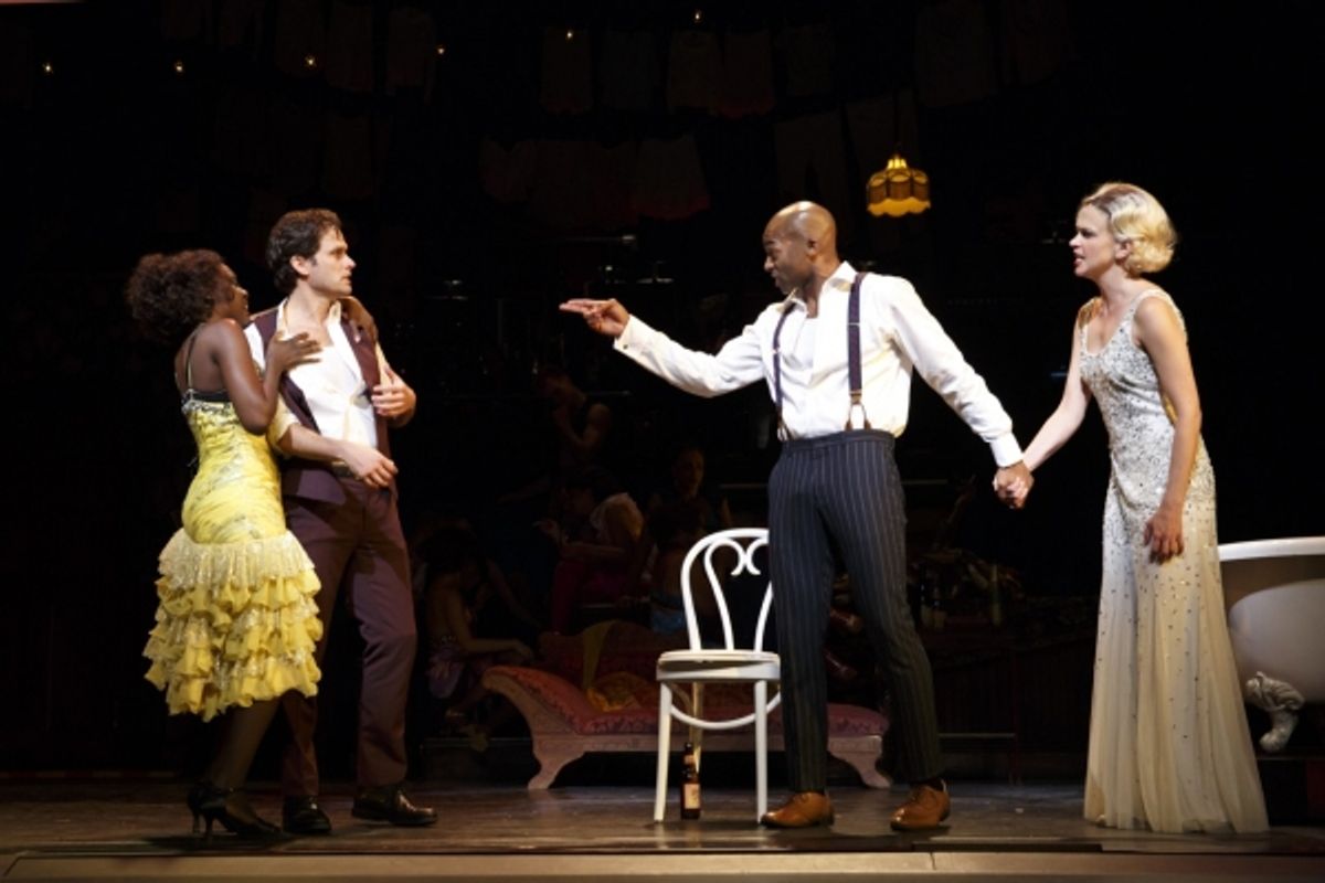 Joaquina Kalukango, Steven Pasquale, Brandon Victor Dixon, Sutton Foster at 