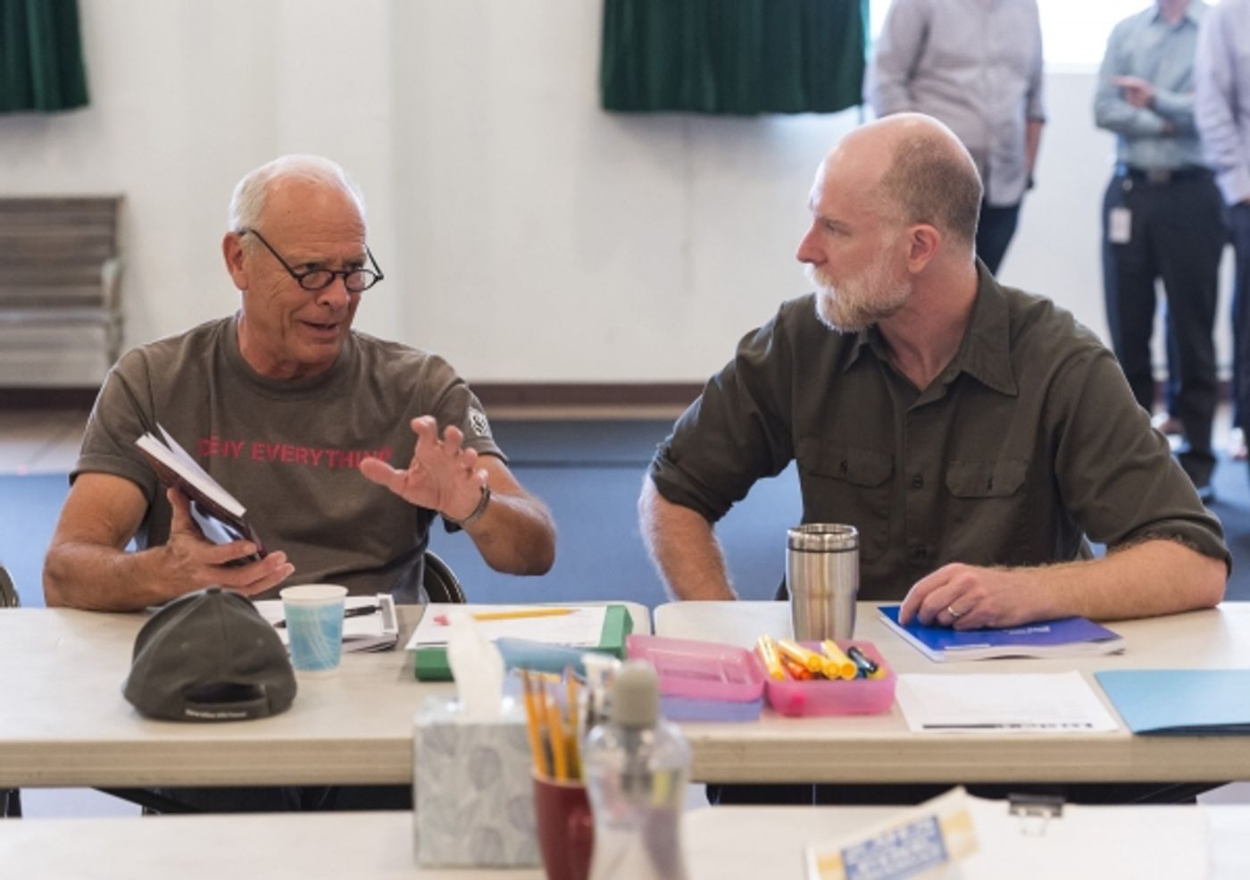 Photo Flash: Sneak Peek at Rehearsals of BENT at the Taper - Hugo Armstrong, Tom Berklund, Ray Baker & More!  Image