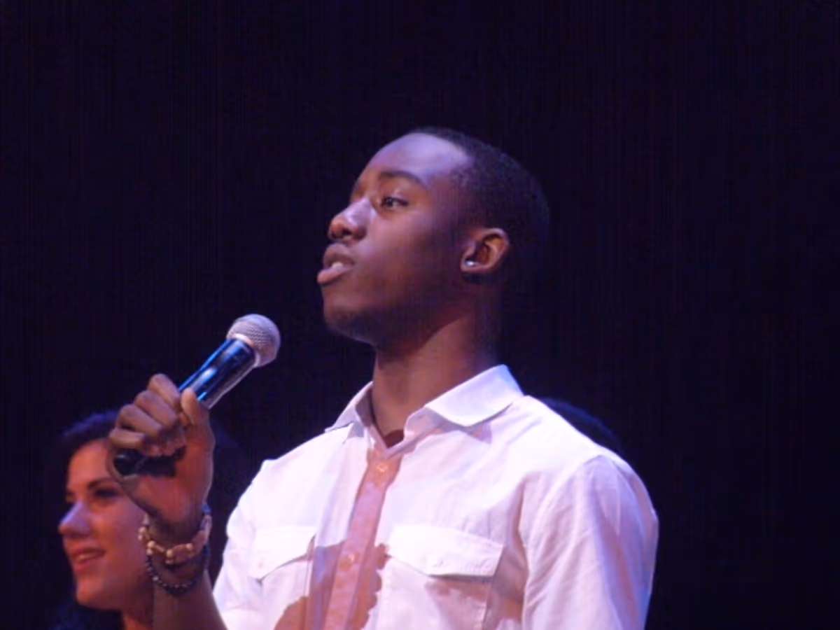 Malik Eccleston at Inside 9th BROADWAY RISING STARS at Town Hall