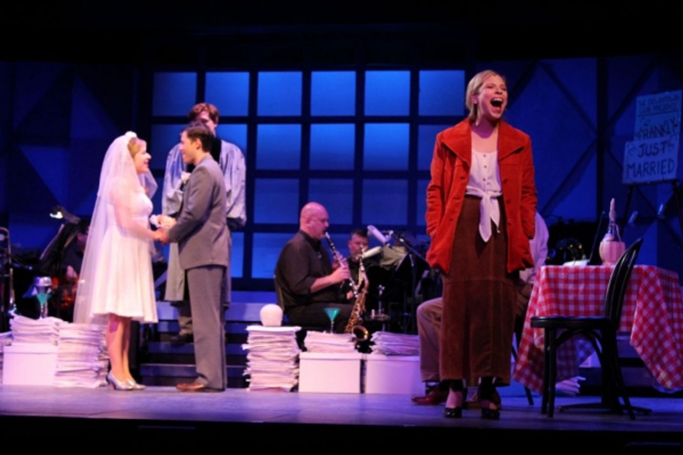 Photo Flash: First Look at Jason Tam, Lauren Marcus, A.J. Shively and More in MERRILY WE ROLL ALONG at Sharon Playhouse  Image