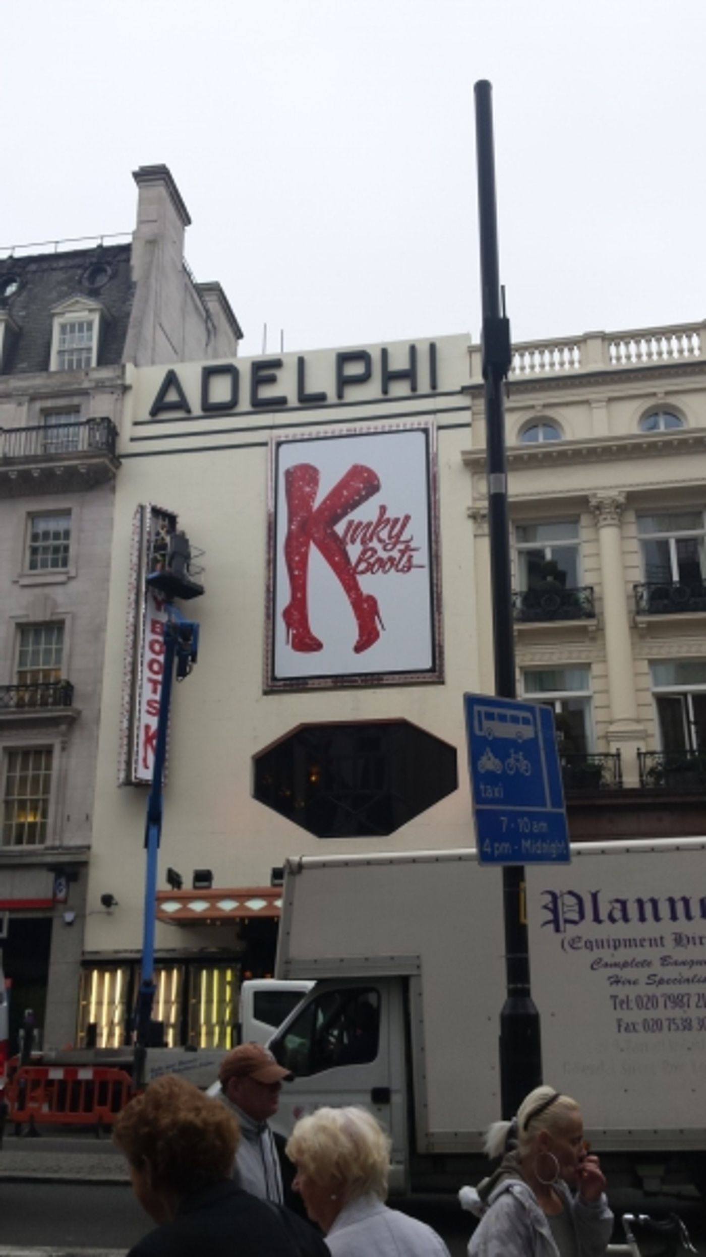 Photo Coverage: Marquee Is Up At The Adelphi For KINKY BOOTS! Photo Coverage: Marquee Is Up At The Adelphi For KINKY BOOTS! Image