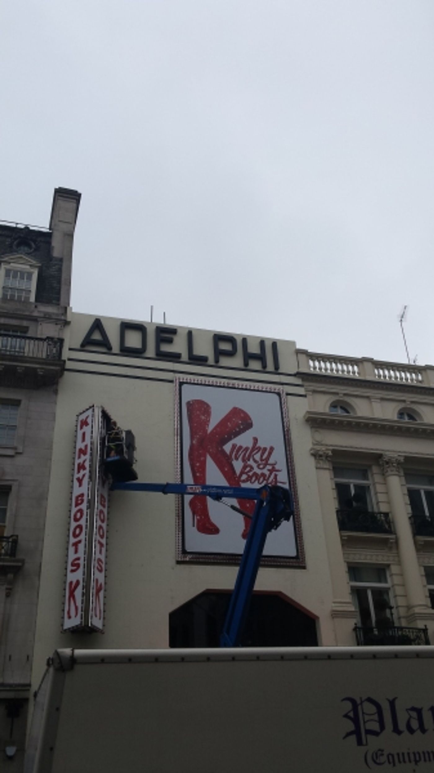 Photo Coverage: Marquee Is Up At The Adelphi For KINKY BOOTS! Photo Coverage: Marquee Is Up At The Adelphi For KINKY BOOTS! Image