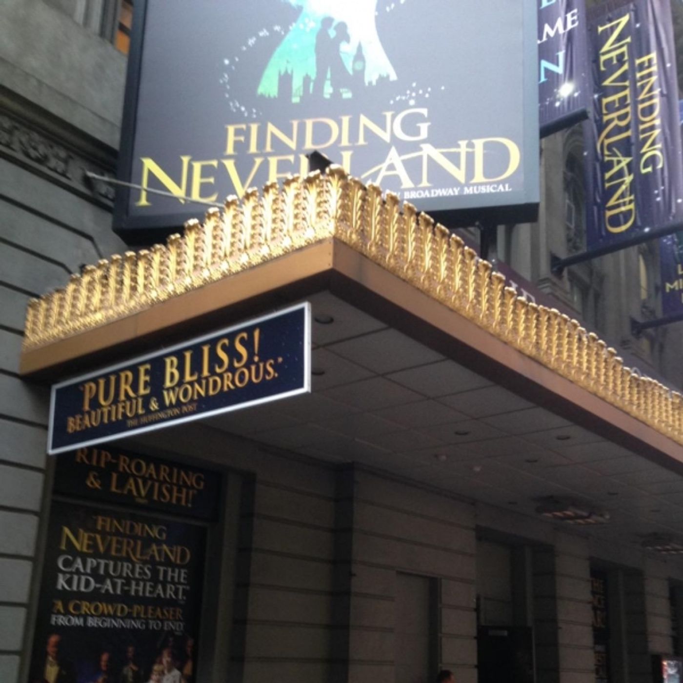 Photos and Footage: In Memoriam... Broadway Dims Its Marquees for Roger Rees  Image