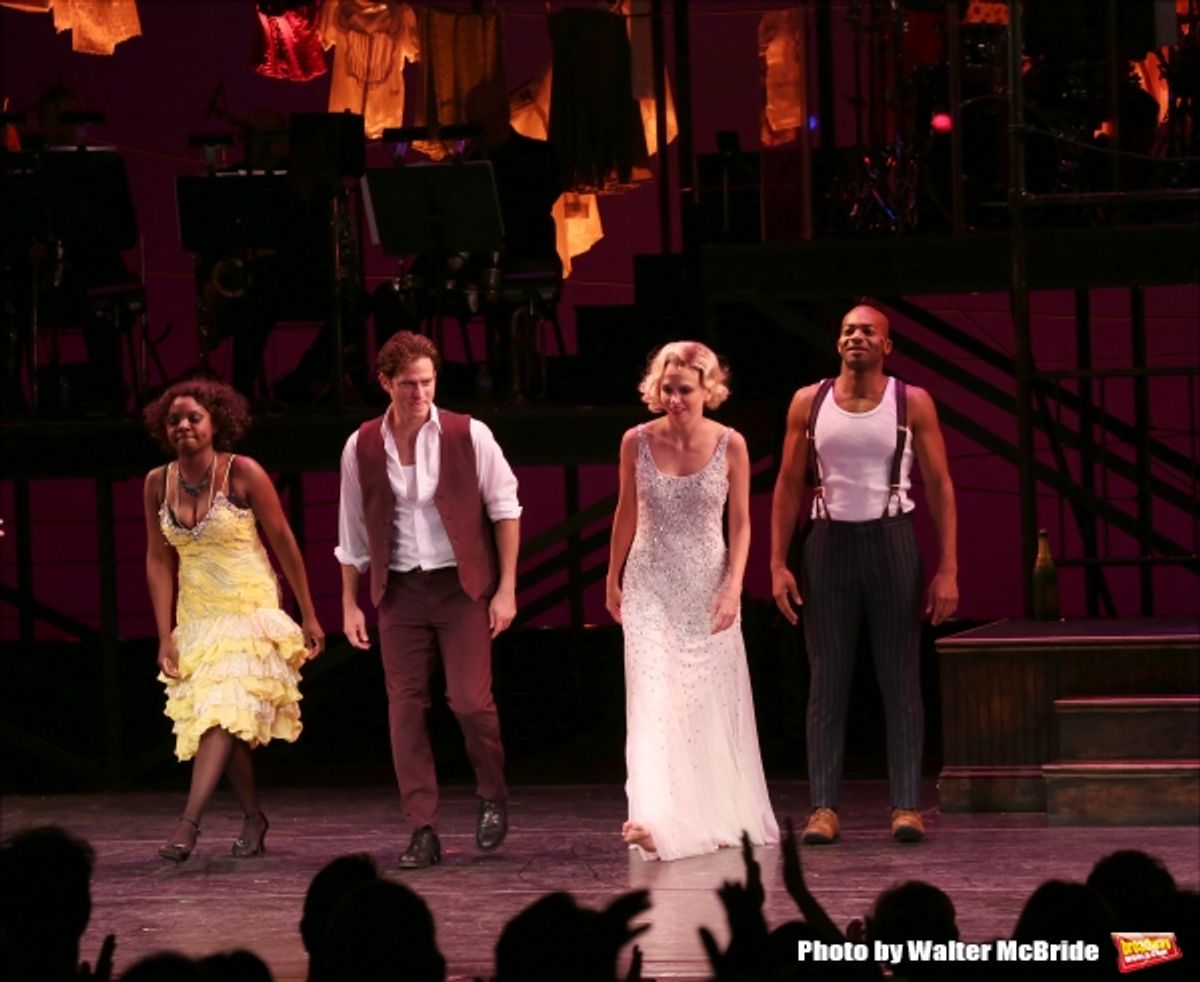 Joaquina Kalukango, Steven Pasquale, Sutton Foster and Brandon Victor Dixon at 