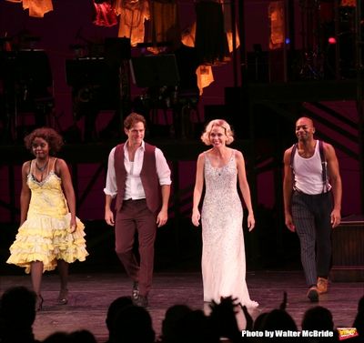 Joaquina Kalukango, Steven Pasquale, Sutton Foster and Brandon Victor Dixon Photo