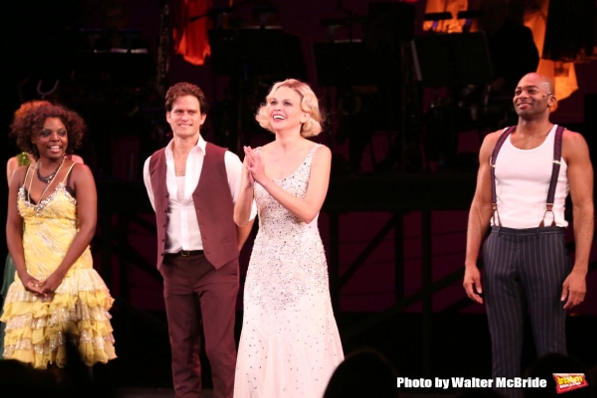 Joaquina Kalukango, Steven Pasquale, Sutton Foster and Brandon Victor Dixon at 