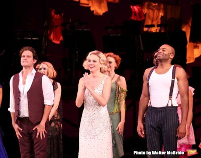 Steven Pasquale, Sutton Foster and Brandon Victor Dixon Photo