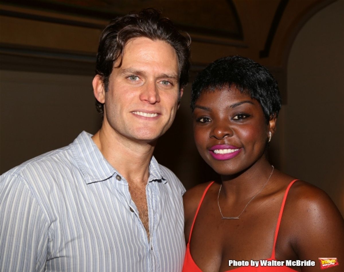 Steven Pasquale and Joaquina Kalukango at 