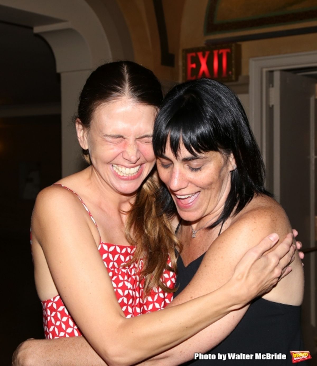 Sutton Foster and Leigh Silverman at 