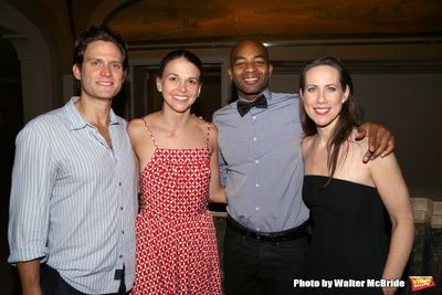 Steven Pasquale, Sutton Foster, Brandon Victor Dixon and Miriam Shor Photo