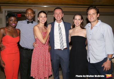 Joaquina Kalukango, Brandon Victor Dixon, Sutton Foster, Andrew Lippa, Miriam Shor an Photo