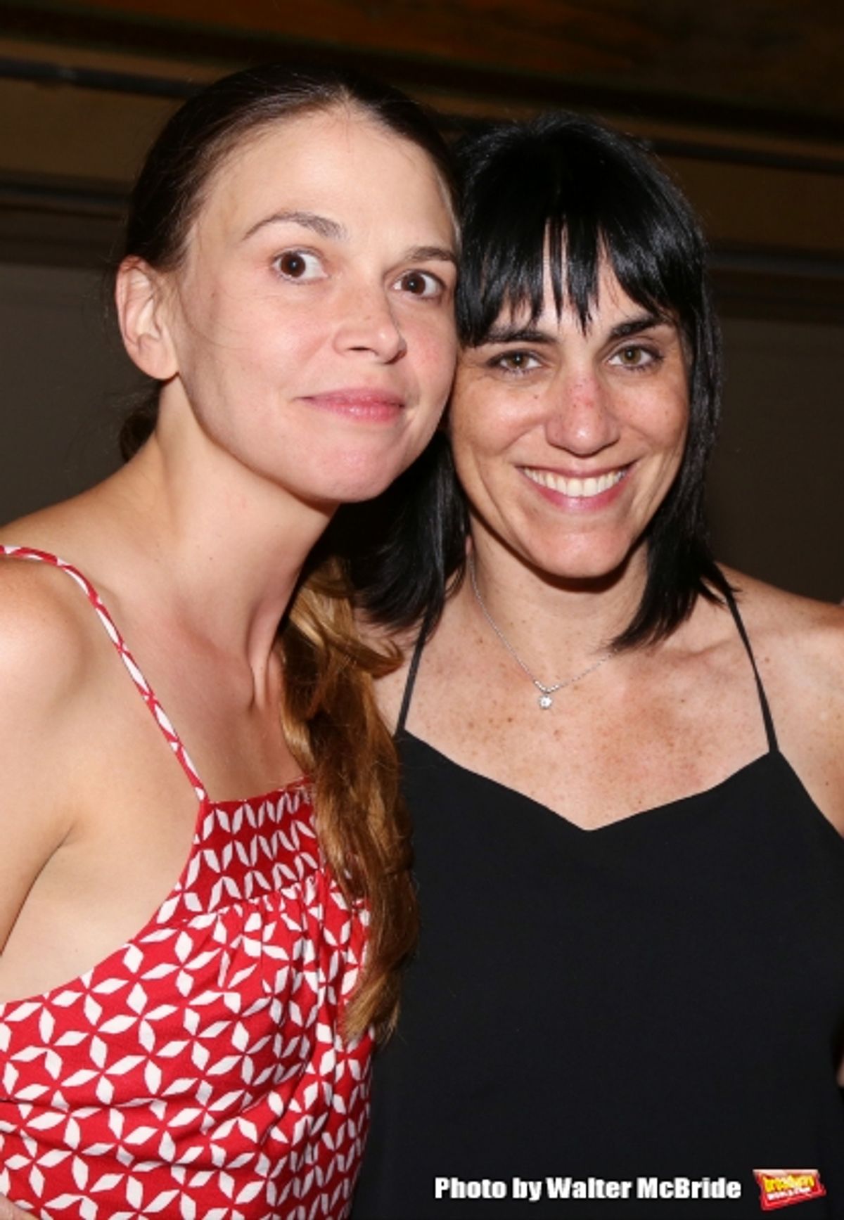 Sutton Foster and Leigh Silverman at 