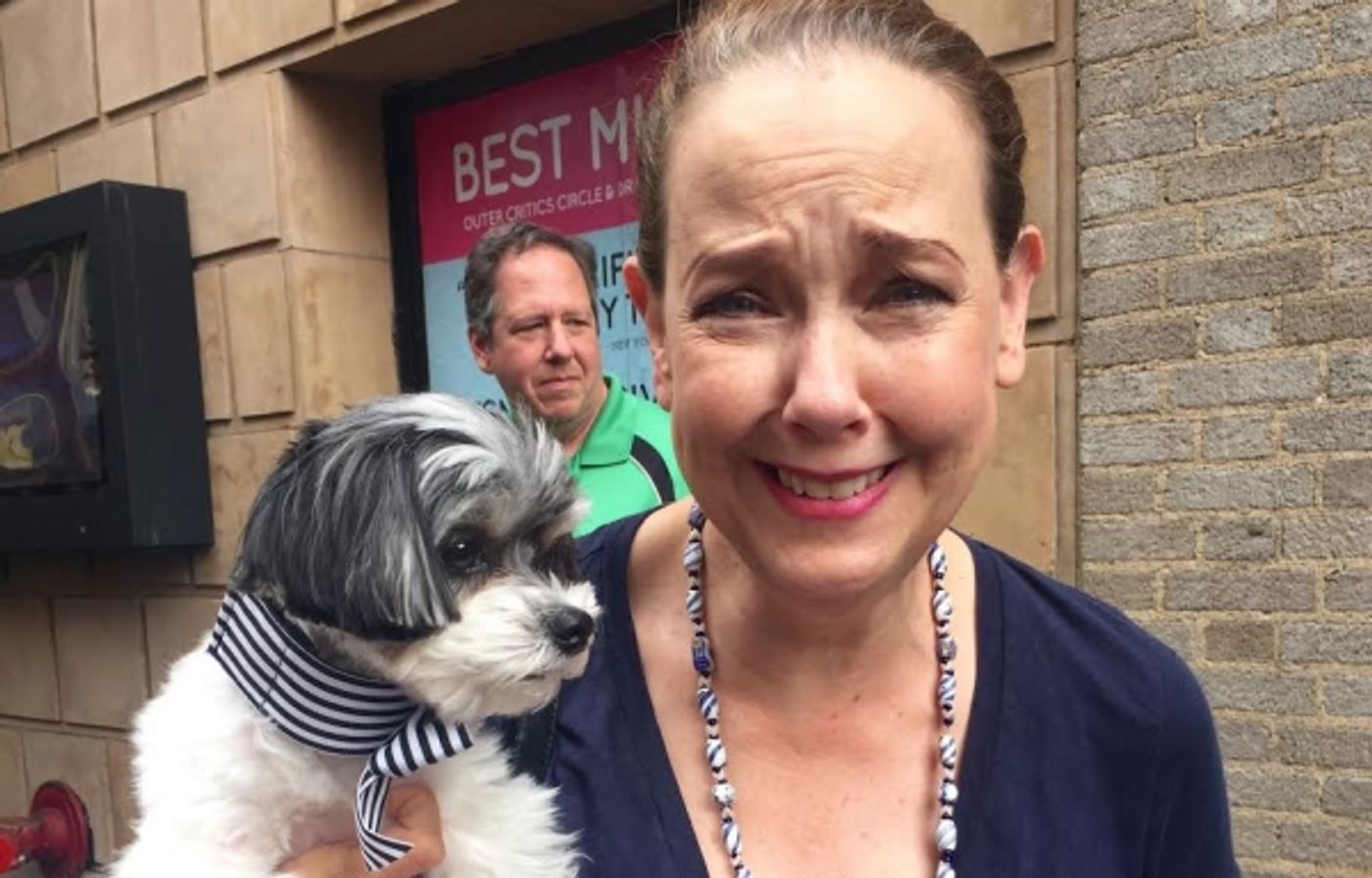 Photo Flash: Tinkerbelle the Dog Visits Broadway's IT SHOULDA BEEN YOU  Image