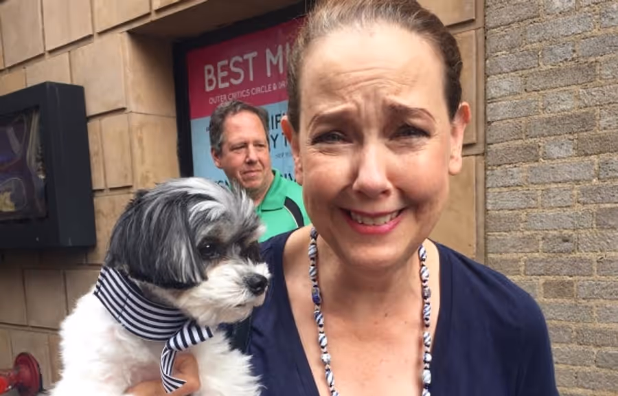 Photo Flash: Tinkerbelle the Dog Visits Broadway's IT SHOULDA BEEN YOU Image