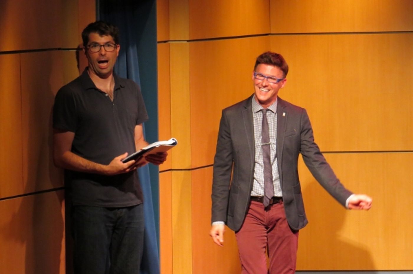 Photo Flash: With Lead Out Sick, 'SEX TIPS FOR STRAIGHT WOMEN' Playwright Makes Sudden Off-Broadway Debut  Image