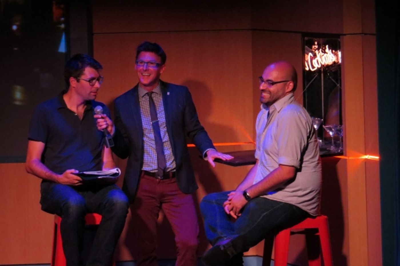 Photo Flash: With Lead Out Sick, 'SEX TIPS FOR STRAIGHT WOMEN' Playwright Makes Sudden Off-Broadway Debut  Image