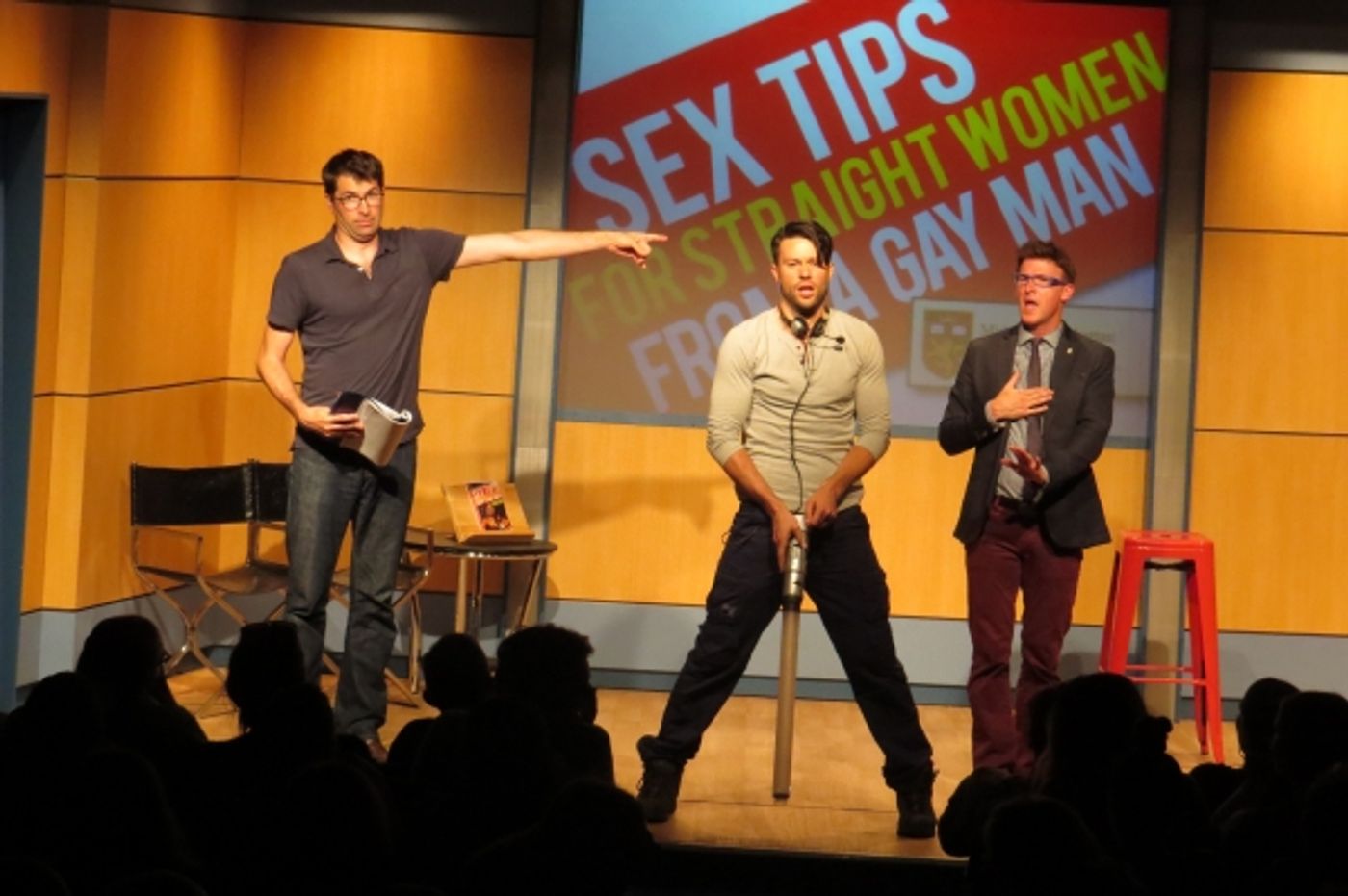 Photo Flash: With Lead Out Sick, 'SEX TIPS FOR STRAIGHT WOMEN' Playwright Makes Sudden Off-Broadway Debut  Image