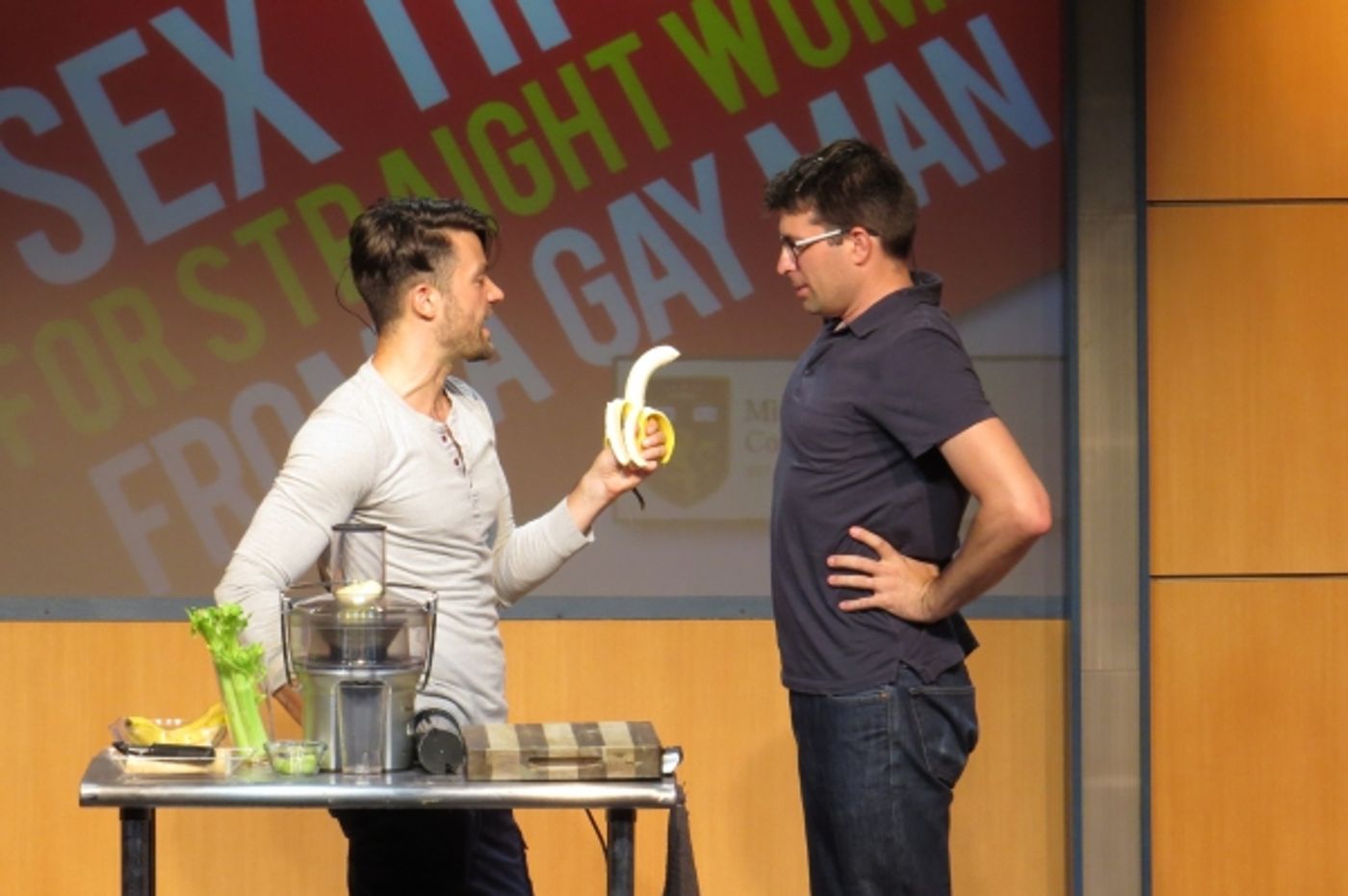 Photo Flash: With Lead Out Sick, 'SEX TIPS FOR STRAIGHT WOMEN' Playwright Makes Sudden Off-Broadway Debut  Image