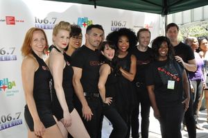 Brandy Norwood, Donna Marie Asbury, NaTasha Yvette Williams and the cast of Chicago-D Photo
