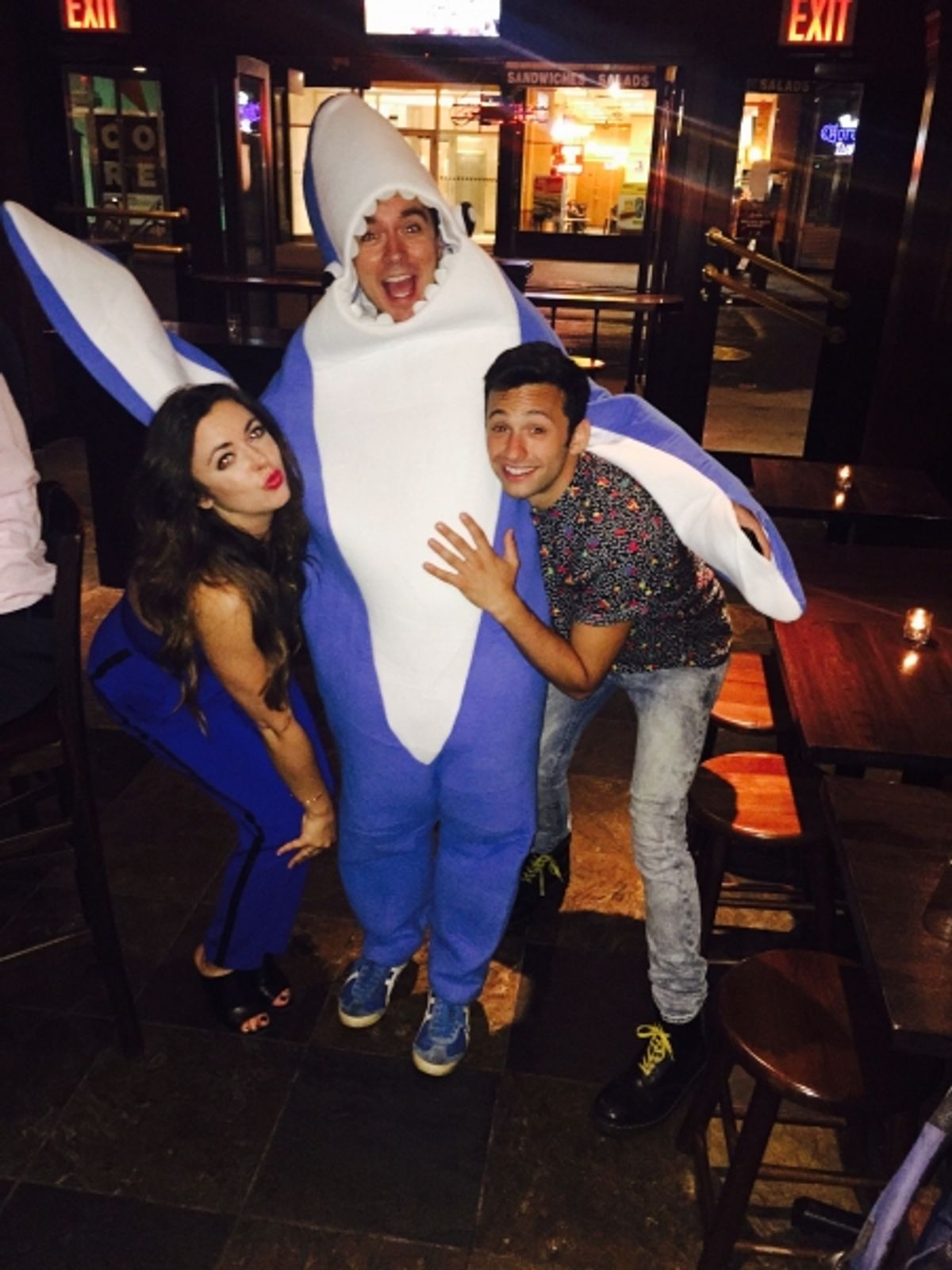 Desi Oakley, Benjamin Rauhala, and Daniel Quadrino at 