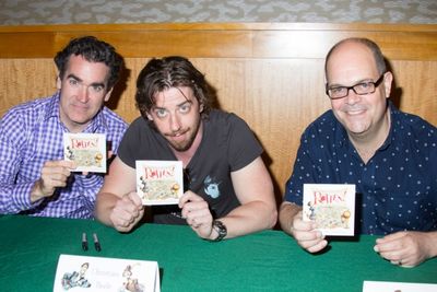 Brian d'Arcy James, Christian Borle, Brad Oscar Photo