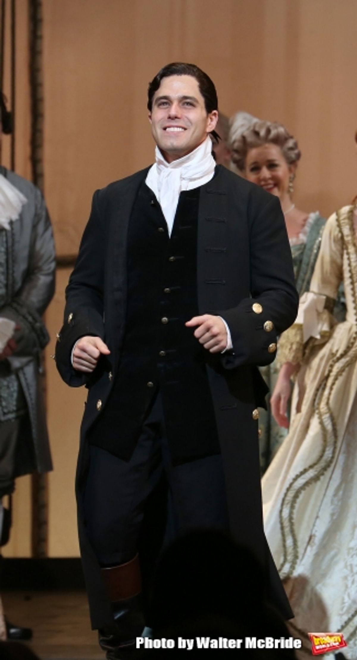 Josh Young at AMAZING GRACE Company Takes Opening Night Bows!
