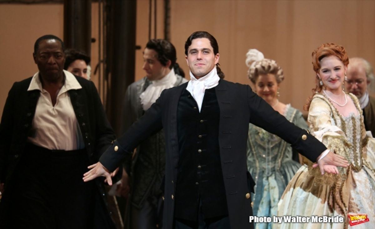 Chuck Cooper, Josh Young and Erin Mackey at 