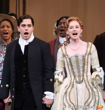 Josh Young, Erin Mackey and cast Photo