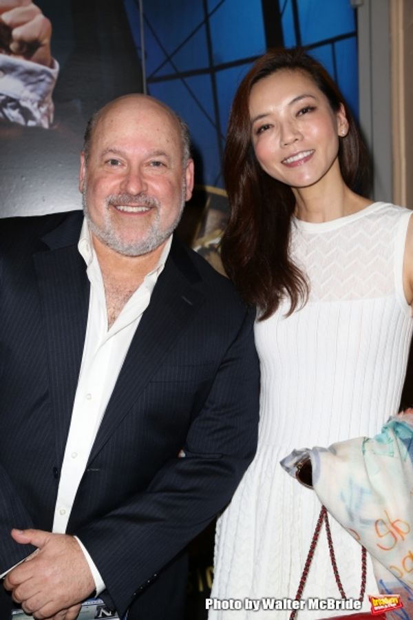 Frank Wildhorn and singer Yoka Wao Photo