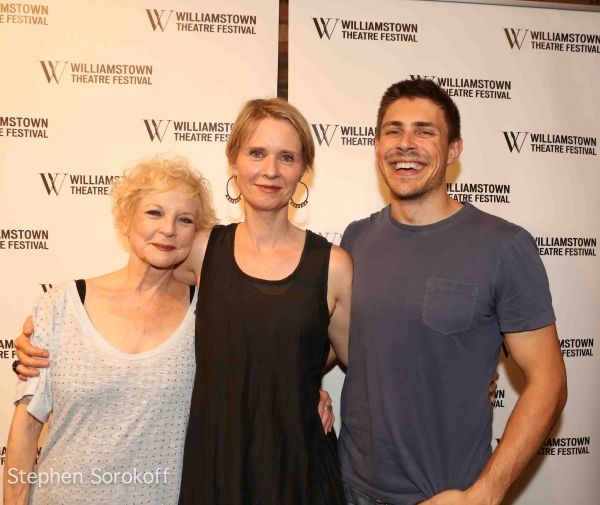 Penny Fuller, Cynthia Nixon, Chris Lowell Photo