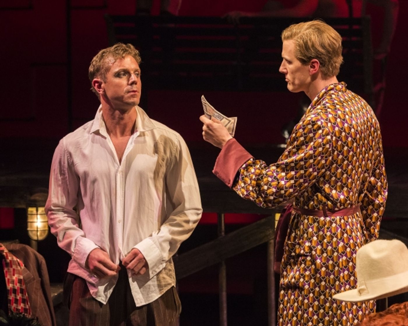 Photo Flash: First Look at Charlie Hofheimer, Patrick Heusinger, Andy Mientus, Jake Shears and More in BENT at the Taper  Image