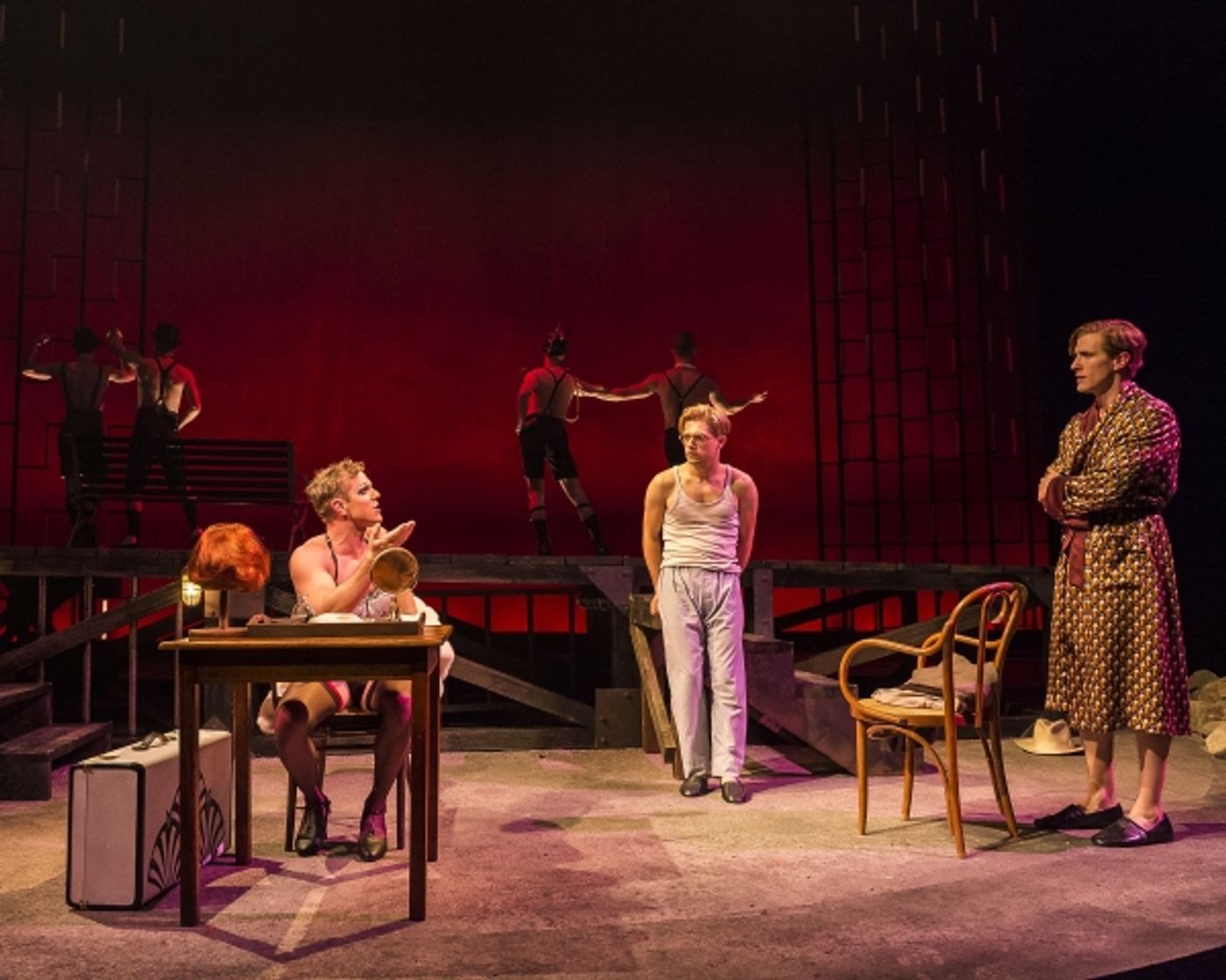 Photo Flash: First Look at Charlie Hofheimer, Patrick Heusinger, Andy Mientus, Jake Shears and More in BENT at the Taper  Image