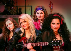 Alyssa Batsakis, Julie Grisham as Sherrie, Micala Behrens and Sarah Lazar Photo