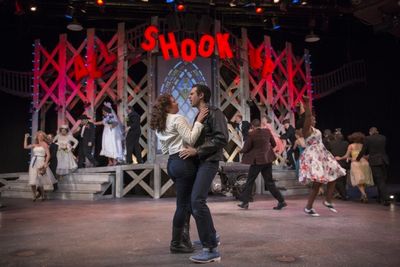 Callie Johnson (Natalie) and David Sajewich (Chad) Photo