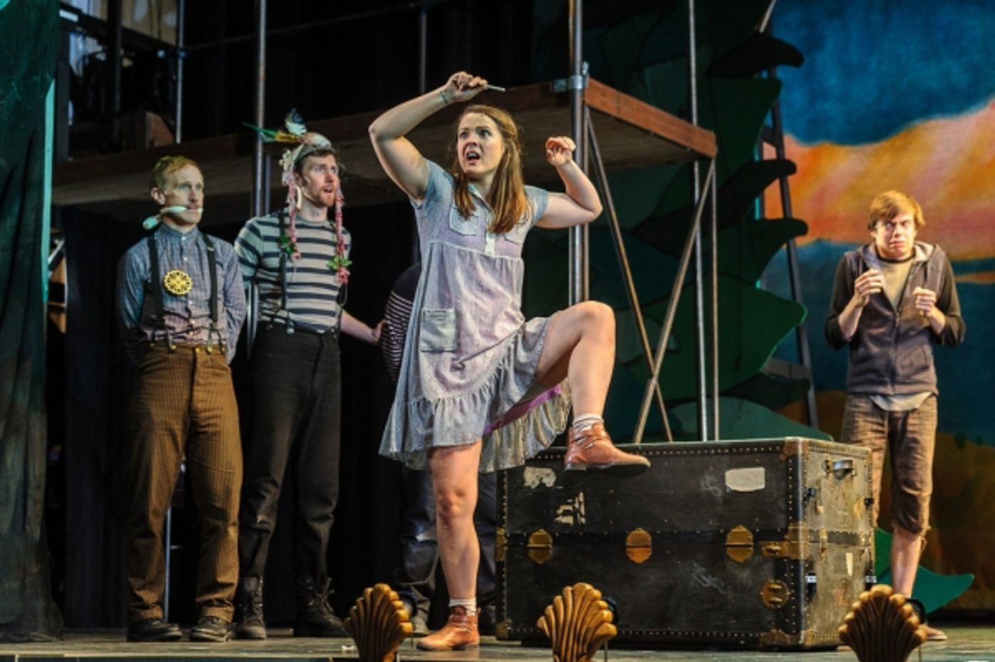 Photo Flash: First Look- Rose Hemingway, Matthew Wilkas, and More in PETER AND THE STARCATCHER at Weston Playhouse  Image
