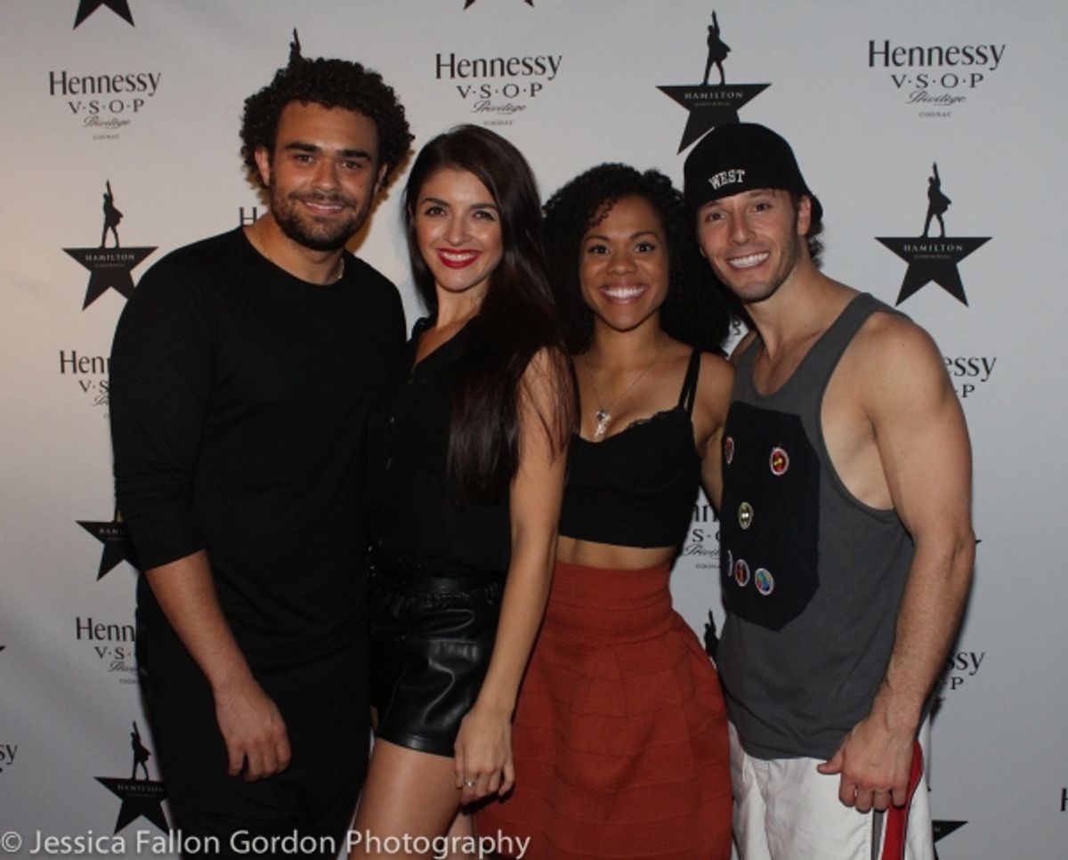 Andrew Chappelle, Carleigh Bettiol, Alysha Deslorieux and Thayne Jasperson at 