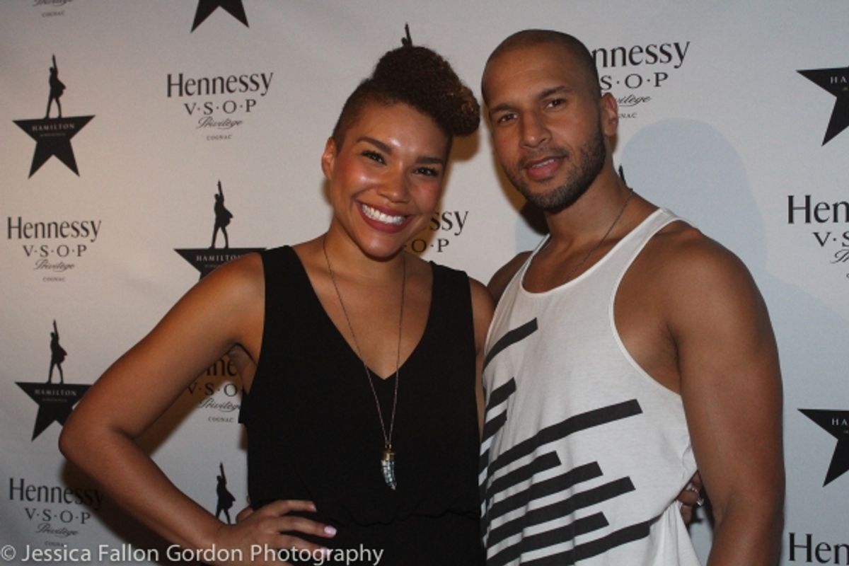 Ariana DeBose and Sydney James Harcourt at 