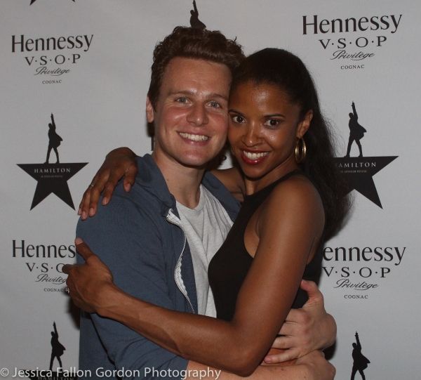 Jonathan Groff and Renee Elise Goldsberry Photo