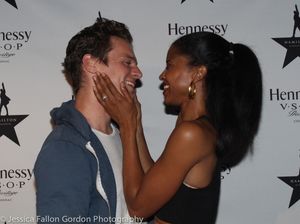 Jonathan Groff and Renee Elise Goldsberry Photo
