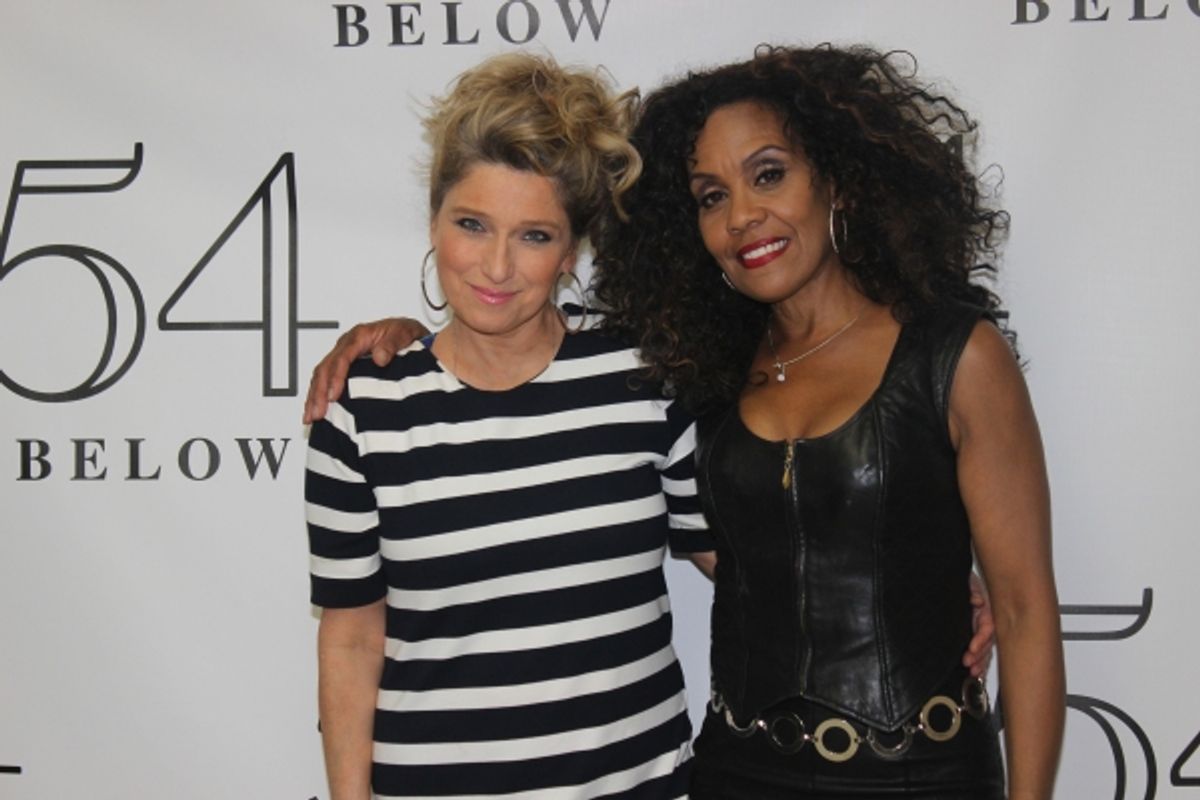 Liz Larsen and Cheryl Freeman at 