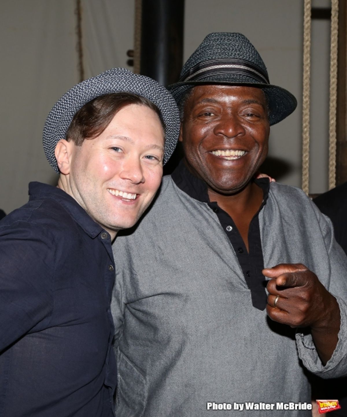 Stanley Bahorek and Chuck Cooper at 