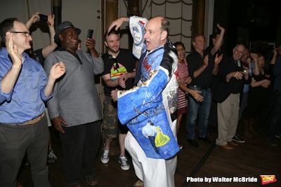 Dan Sharkey with Chuck Cooper and cast Photo